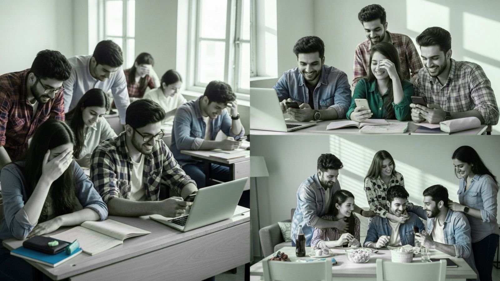 Students studying together, UP Board Result 2026 students preparing for exams