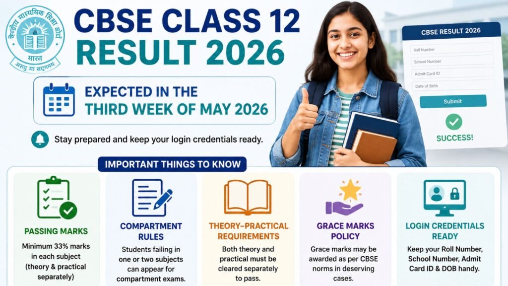 CBSE Class 12 Result 2026 Expected Soon: Result Date, Passing Marks ...